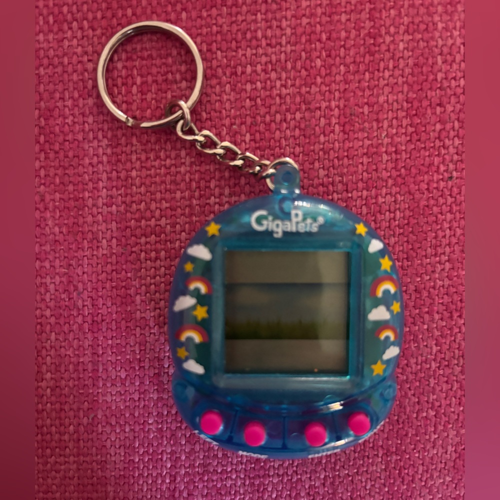 Giga Pets Unicorn Virtual Pet Keychain